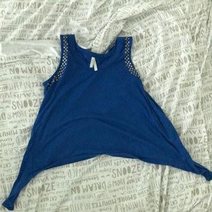 Royal Blue Backless Top